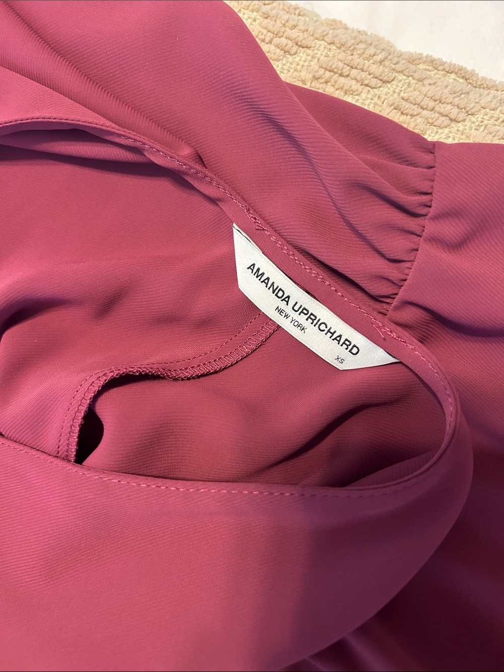 Amanda Uprichard Franny Mini Dress in Aubergine - Picture 6 of 6